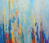 Barbara Frankiewicz - Light of Manhattan 1, oil on canvas, 80x90cm