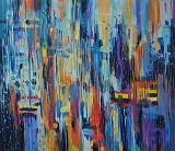 Barbara Frankiewicz - Light of Manhattan 3, oil on canvas, 80x90cm