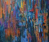 Barbara Frankiewicz - Light of Manhattan 4, oil on canvas, 80x90cm